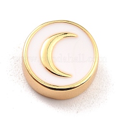 Brass Enamel Beads&nbsp;KK-D068-01G-05-RS