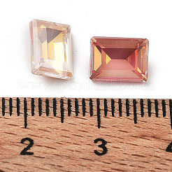 Electroplate K9 Glass Rhinestone Cabochons&nbsp;RGLA-M016-G04-AM