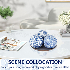 Handmade Porcelain Beads&nbsp;PORC-WH0020-03