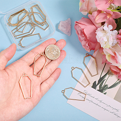 20Pcs Alloy Open Back Bezel Pendants&nbsp;FIND-CA0010-14G