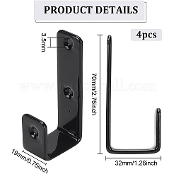 Plastic Hook Hangers&nbsp;AJEW-BC0003-40A