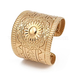 304 Stainless Steel Cuff Bangles for Women&nbsp;BJEW-D363-02B-G