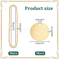 100Pcs 2 Styles Brass Pendants&nbsp;DIY-PH0023-22