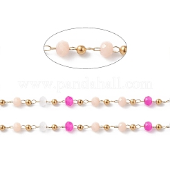 Handmade Glass Beaded Chains&nbsp;CHS-P016-45G-02