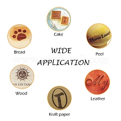 Stamping Embossing Soldering Brass with Stamp&nbsp;AJEW-WH0113-15-110