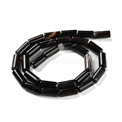 Natural Black Agate Beads Strands&nbsp;G-NH0019-A02-01