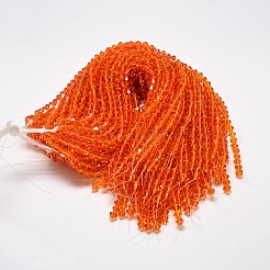 Imitate Austrian Crystal Bicone Glass Beads Strands&nbsp;GLAA-F029-3x3mm-11