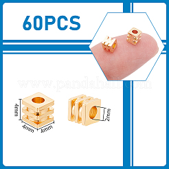 60Pcs Brass Spacer Beads&nbsp;KK-UN0005-43G