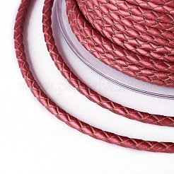 Braided Cowhide Cord&nbsp;WL-I004-3mm-D-25