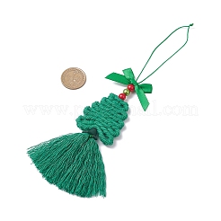 Polyester Tassel Pendant Decorations&nbsp;HJEW-JM04479-02