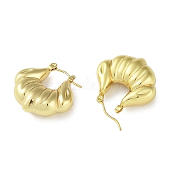 Ion Plating(IP) 304 Stainless Steel Hoop Earrings for Women&nbsp;STAS-I304-09G