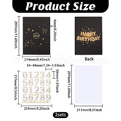 Paper Birthday Greeting Card&nbsp;AJEW-WH0410-284