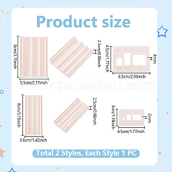 2 Bags 2 Styles Plastic Polymer Clay Bead Round Mold&nbsp;DIY-UN0008-60