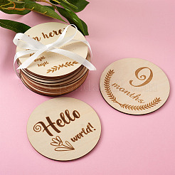 Basswood Milestone Cards&nbsp;WOOD-TA0001-41A