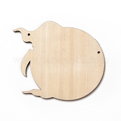 Single Face Printed Wood Big Pendants&nbsp;WOOD-I010-09A