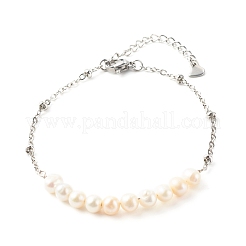 Natural Pearl Beaded Bracelet&nbsp;BJEW-JB06613