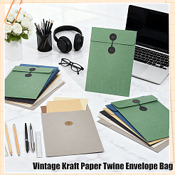 24Pcs 6 Colors Paper File Envelope&nbsp;AJEW-DR0003-05