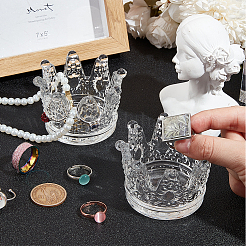 2Pcs Glass Ashtray&nbsp;DJEW-SC0001-12