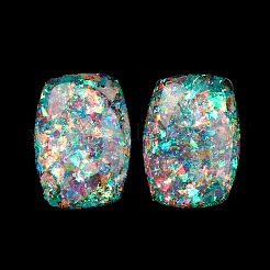 Resin Imitation Opal Cabochons&nbsp;RESI-E042-04A