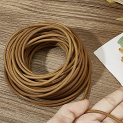 10M Round Leather Beading Cord&nbsp;WL-GF0001-23B-01