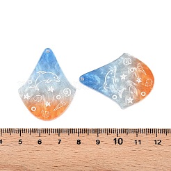 Printed Acrylic Pendants&nbsp;OACR-T028-02A