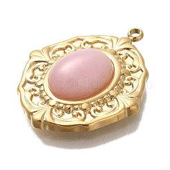 Natural Rose Quartz Pendants&nbsp;STAS-P371-008A-G