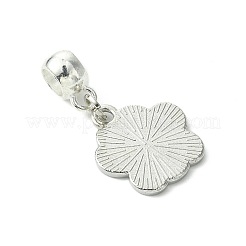 Platinum Tone Alloy Enamel European Dangle Charms&nbsp;PALLOY-JF03232