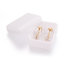 304 Stainless Steel Earlobe Plugs&nbsp;STAS-I113-30G