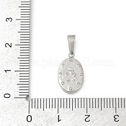 Non-Tarnish 304 Stainless Steel Pendants&nbsp;STAS-Z075-23P