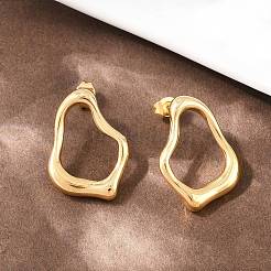 304 Stainless Steel Stud Earrings&nbsp;EJEW-G457-01G