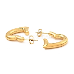 304 Stainless Steel Heart Stud Earrings&nbsp;EJEW-E291-13G