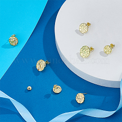 Brass Stud Earrings&nbsp;EJEW-PH0001-51A