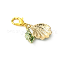 3Pcs Alloy Enamel Pendant Decorations&nbsp;HJEW-JM02980