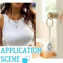 8Pcs Alloy Pendant Decorations&nbsp;HJEW-YW00298