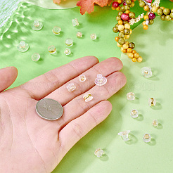 24Pcs 4 Styles Brass Ear Nuts&nbsp;FIND-TA0006-59