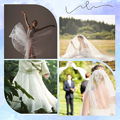 Polyester Mesh Fabric&nbsp;DIY-WH20009-40K