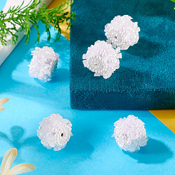 Polymer Clay with Imitation Pearl Beads&nbsp;CLAY-TAC0020-02A