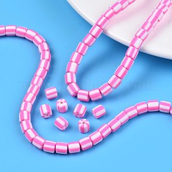 Handmade Polymer Clay Bead Strands&nbsp;CLAY-T020-12E
