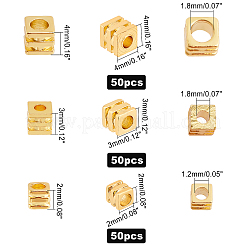 150Pcs 3 Style Brass Spacer Beads&nbsp;KK-FH0003-57
