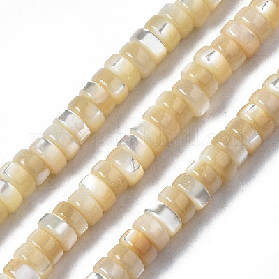 Natural Trochid Shell/Trochus Shell Beads Strands&nbsp;SSHEL-S266-019B-01-1