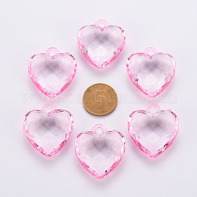Transparent Acrylic Pendants&nbsp;X-TACR-T024-03B-903-1