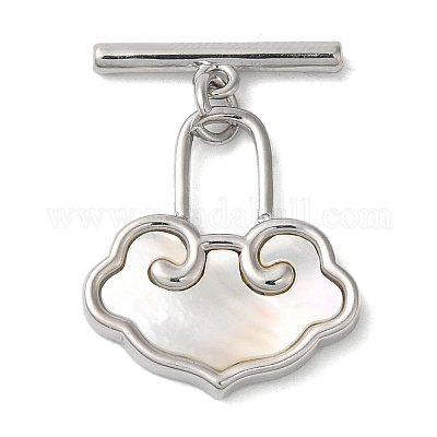 Brass Toggle Clasps&nbsp;KK-N254-84P-1