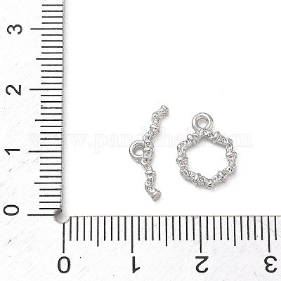 Brass Toggle Clasp&nbsp;KK-D289-53C-P-1