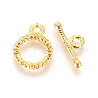 Alloy Toggle Clasps&nbsp;TIBE-G015-07G-1