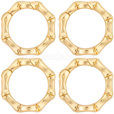 6Pcs Brass Spring Gate Clasps&nbsp;FIND-SC0020-67C-1
