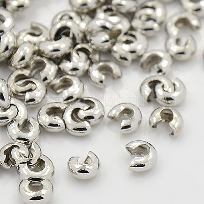 Iron Crimp Beads Covers&nbsp;IFIN-H028-N-1