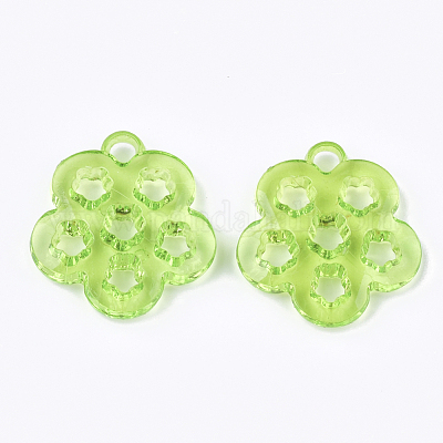 Transparent Acrylic Pendants&nbsp;TACR-S133-076-1