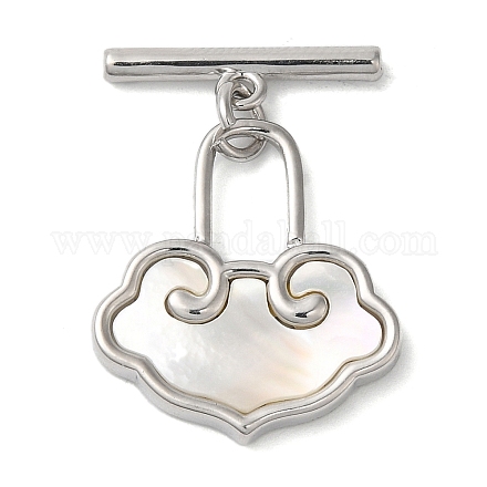 Brass Toggle Clasps&nbsp;KK-N254-84P-1