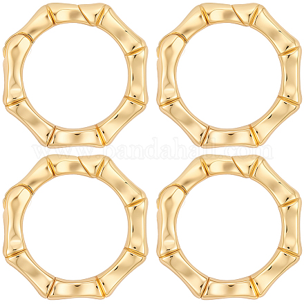 6Pcs Brass Spring Gate Clasps FIND-SC0020-67C-1