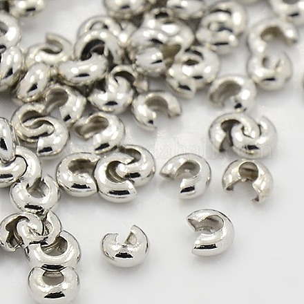Iron Crimp Beads Covers&nbsp;IFIN-H028-N-1